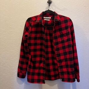 Woolrich wool flannel button down size M